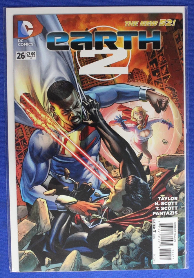 Earth 2 #19 24 25 26 Lot of 4 VF/NM