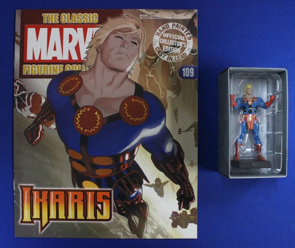 Eaglemoss Classic Marvel Collection Ikaris Lead Figurine & Magazine #109
