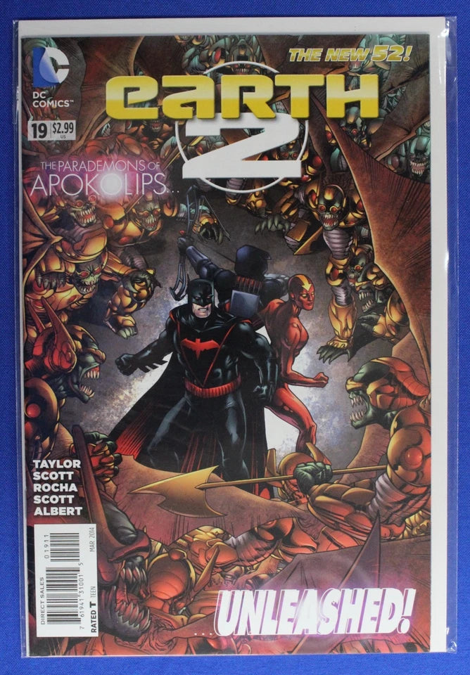 Earth 2 #19 24 25 26 Lot of 4 VF/NM