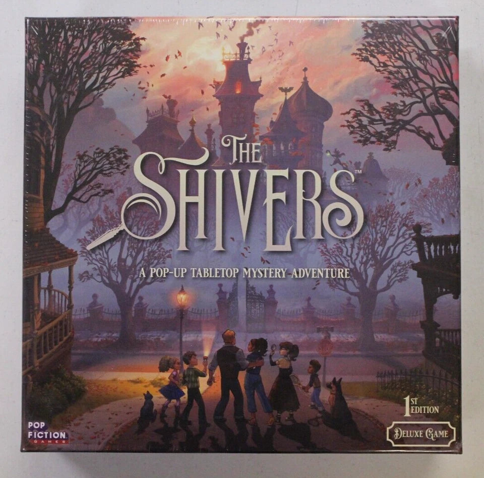The Shivers Deluxe Kickstarter Exclusive Edition Board Game + Pin & Bag Extras