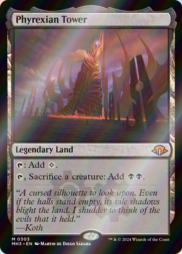 Phyrexian Tower - Land – Infinity Flux