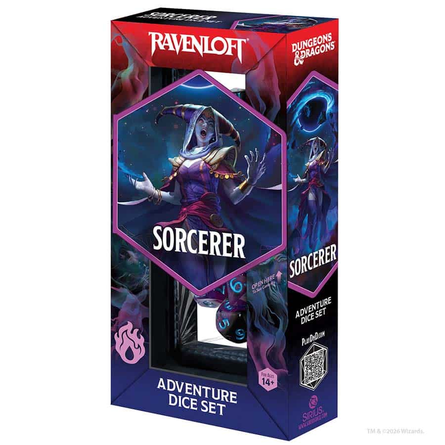 D&D Adventure Dice: Sorcerer - Purple