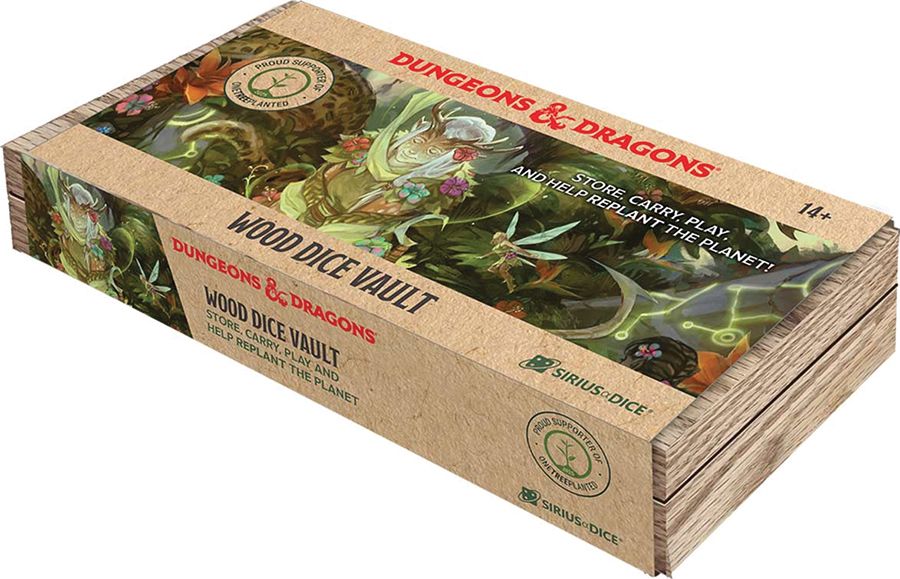 Sirius Dice Dungeons & Dragons: Wooden Dice Vault