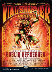 Vial Smasher the Fierce - Black/Red