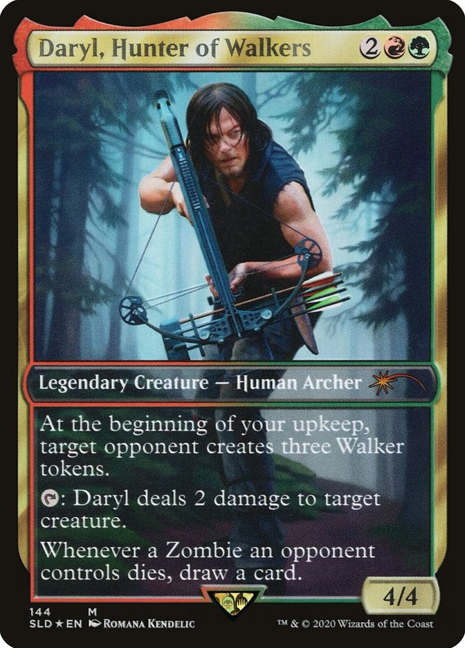Daryl, Hunter of Walkers - Red/Green