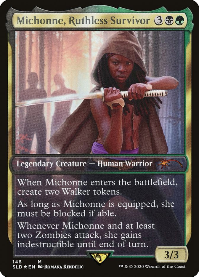 Michonne, Ruthless Survivor - Black/Green
