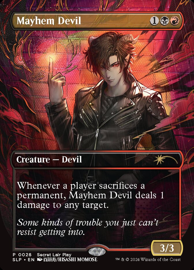 Mayhem Devil - Black/Red