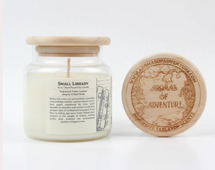 Aromas of Adventure - Small Library - 16 oz Candle