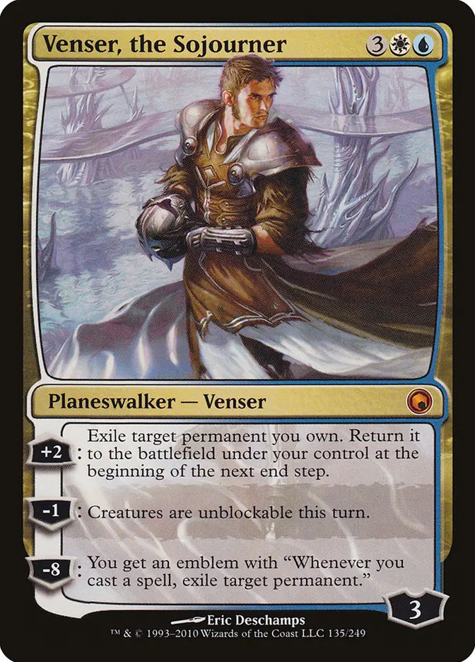 Venser, the Sojourner - White/Blue