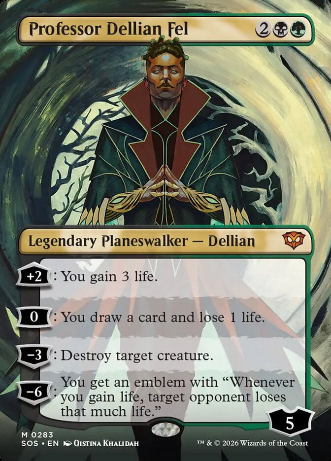 Professor Dellian Fel - Black/Green