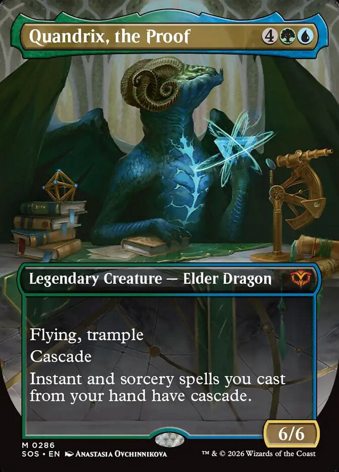 Quandrix, the Proof - Green/Blue