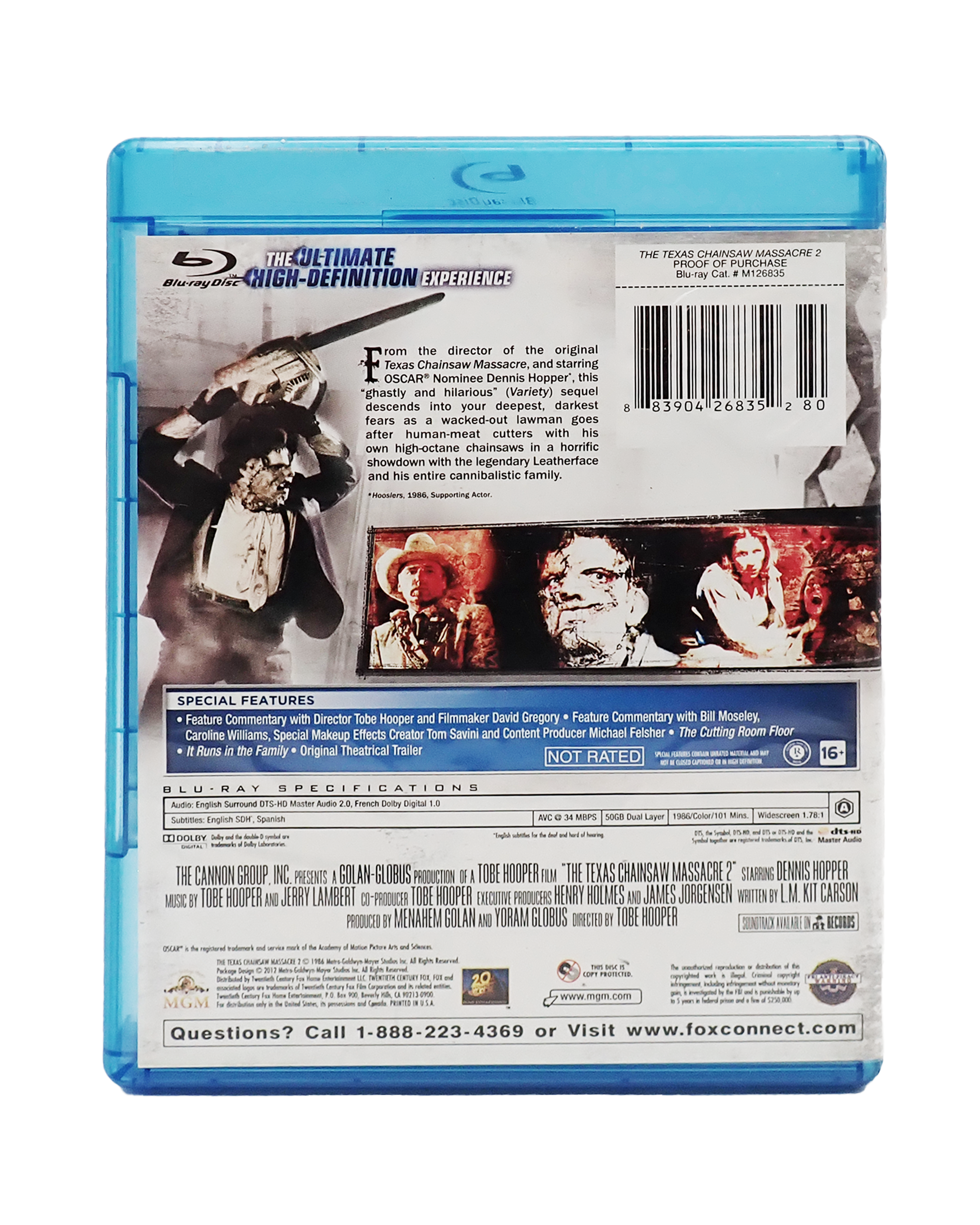 The Texas Chainsaw Massacre 2 - Blu-ray