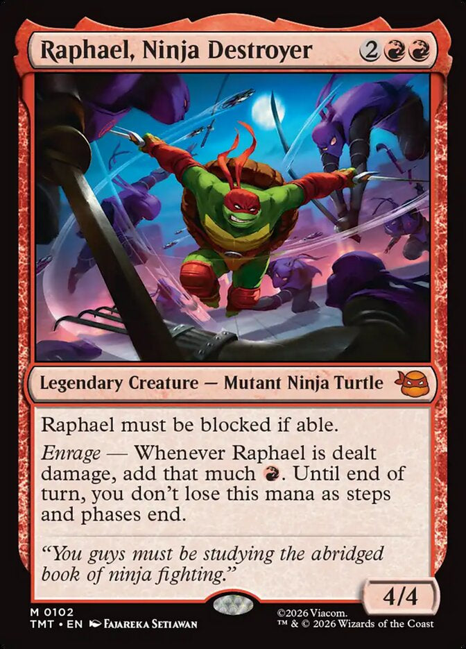 Raphael, Ninja Destroyer - Red