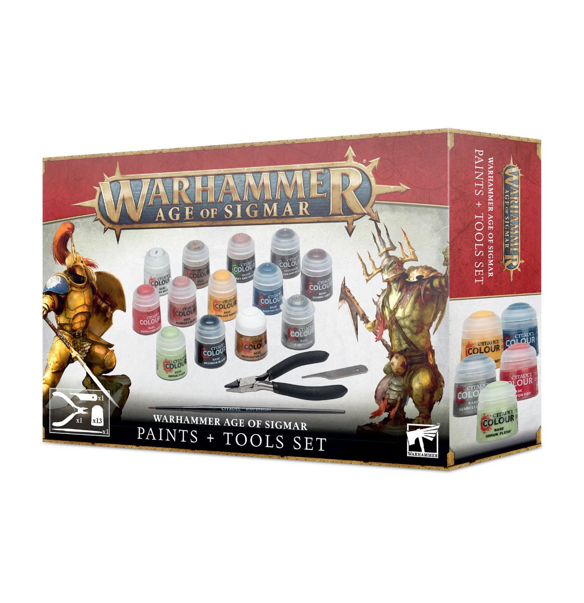 Age Of Sigmar Paints And Tools Set