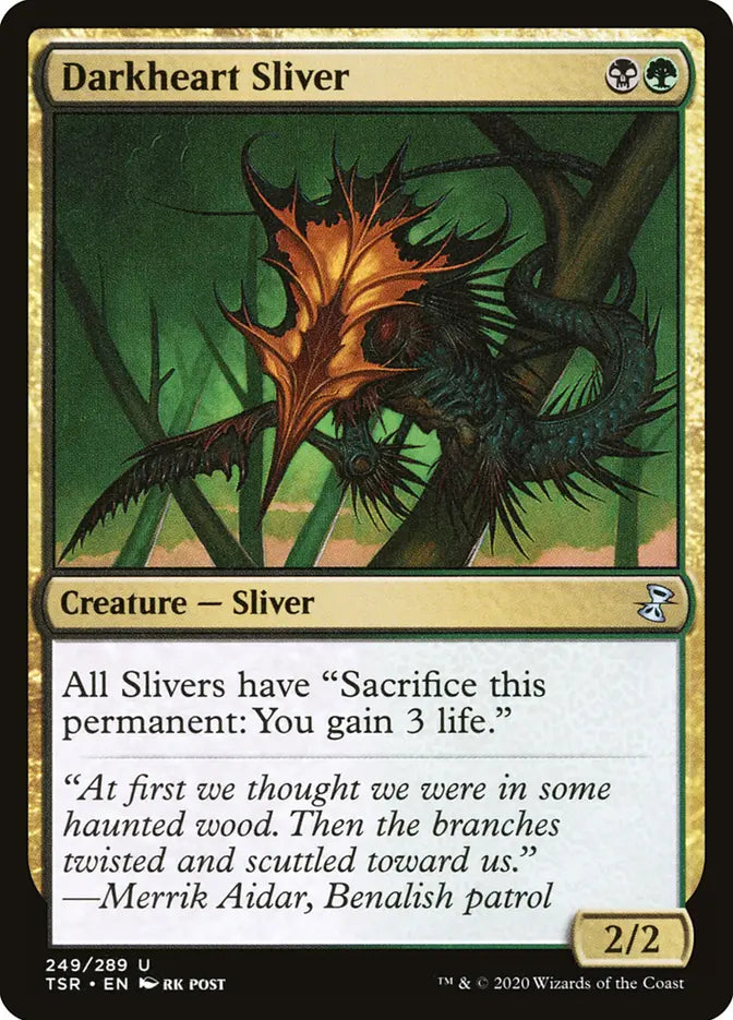 Darkheart Sliver - Black/Green