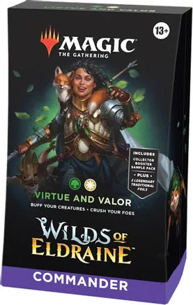 Magic the Gathering Wilds of Eldraine Virtue and Valor Commander Deck