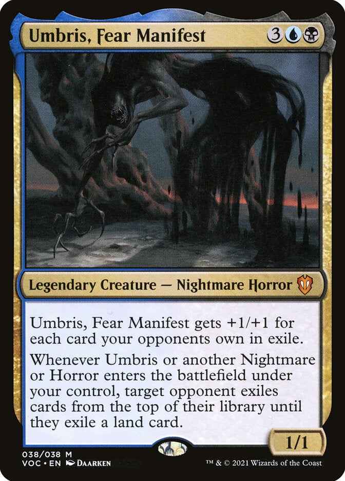 Umbris, Fear Manifest - Blue/Black