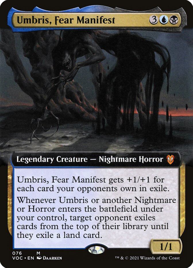 Umbris, Fear Manifest - Blue/Black