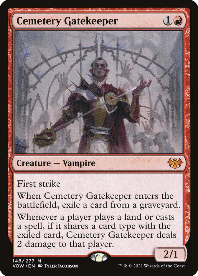 Cemetery Gravekeeper - Red