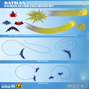 Mezco One: 12 Golden Age Batman vs Two-Face Battle