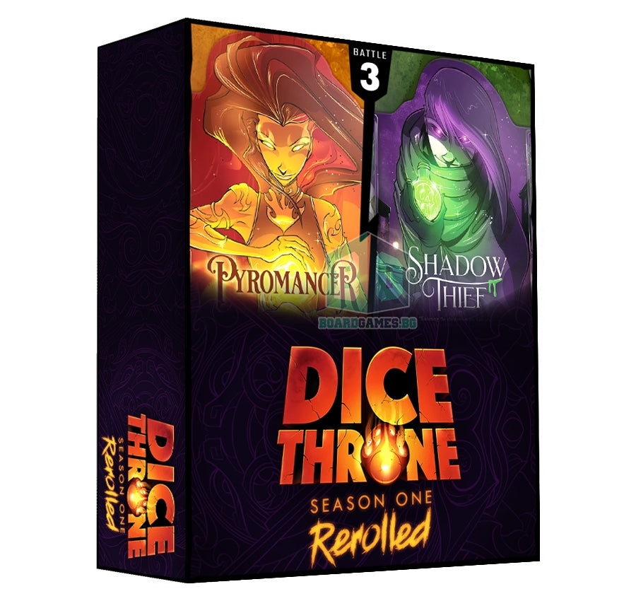 Dice Throne Season 1 Rerolled: Box 3 - Pyromancer vs Shadow Thief
