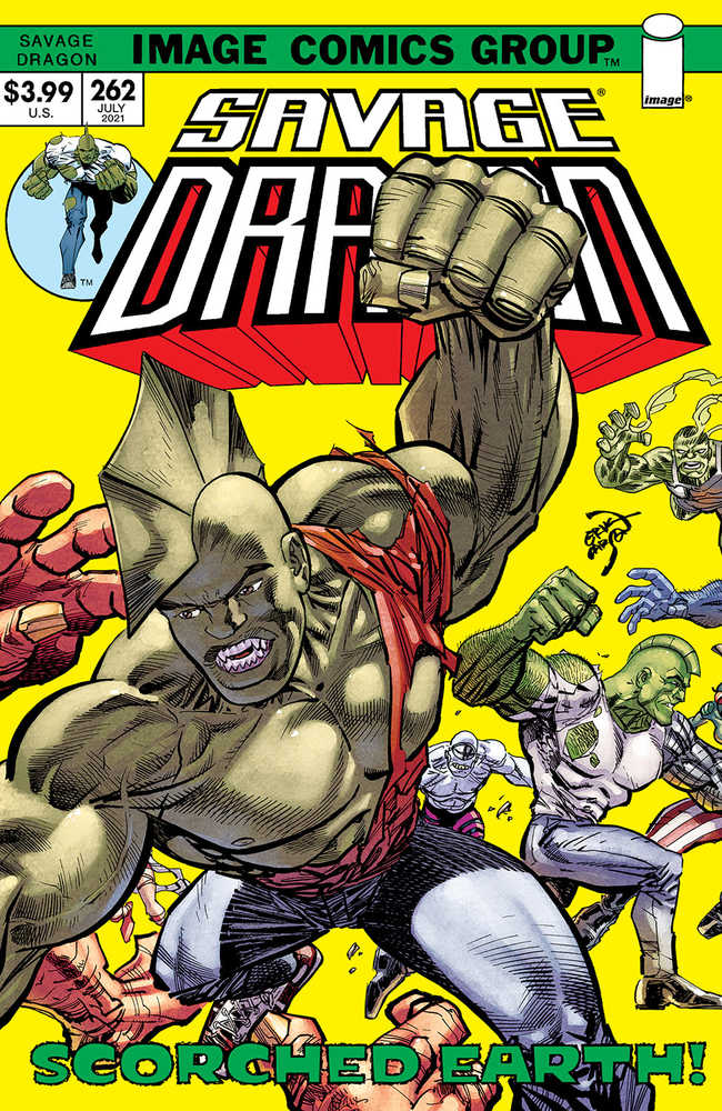 Savage Dragon #262 Cover B Retro 70s Trade Dress (Mature)