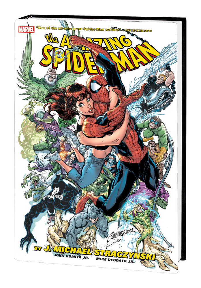 Amazing Spider-Man Straczynski Omnibus Hardcover Volume 01 Campbell Cv