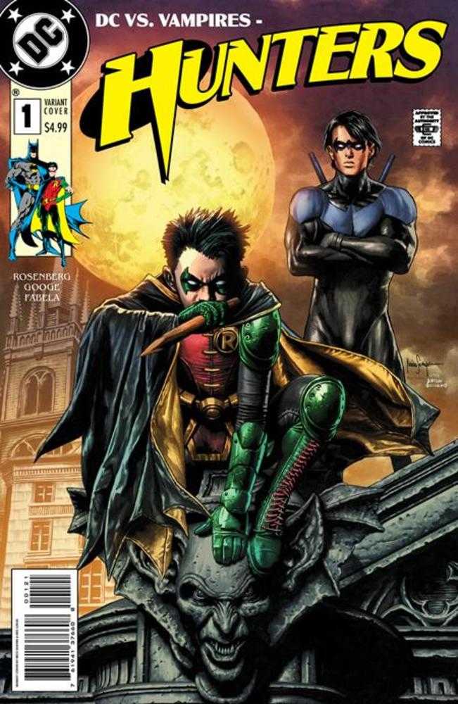 DC vs Vampires Hunters #1 (One Shot) Cover B Mico Suayan Card Stock Variant