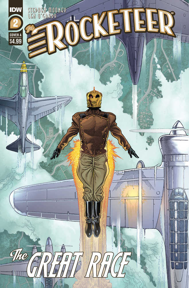 Rocketeer The Great Race #2 (Of 4) Cover A Gabriel Rodriguez