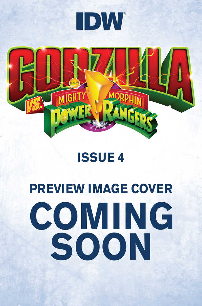 Godzilla vs Mmpr #4 (Of 5) Cover B Draper-Ivey