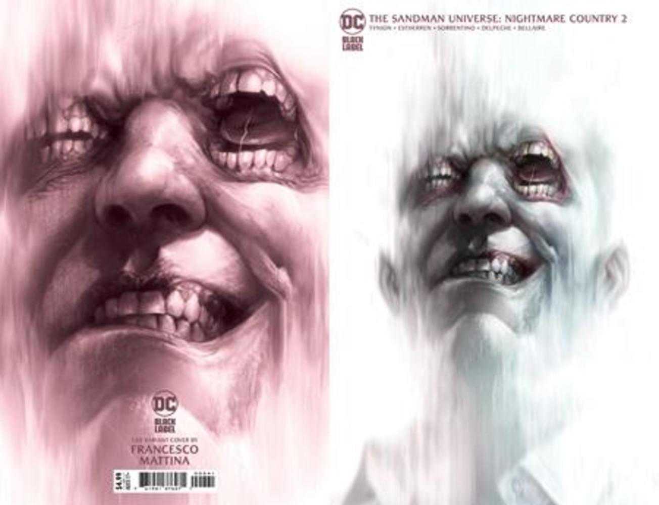 Sandman Universe Nightmare Country #2 Cover D 1 in 50 Francesco Mattina Foil Card Stock Variant (Mature)