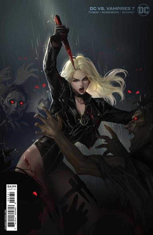 DC vs Vampires #7 (Of 12) Cover C 1 in 25 Lesley Leirix Li Card Stock Variant