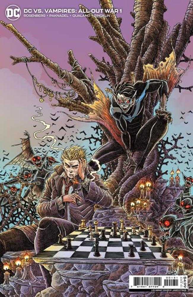 DC vs Vampires All-Out War #1 (Of 6) Cover C 1 in 25 James Stokoe Card Stock Variant