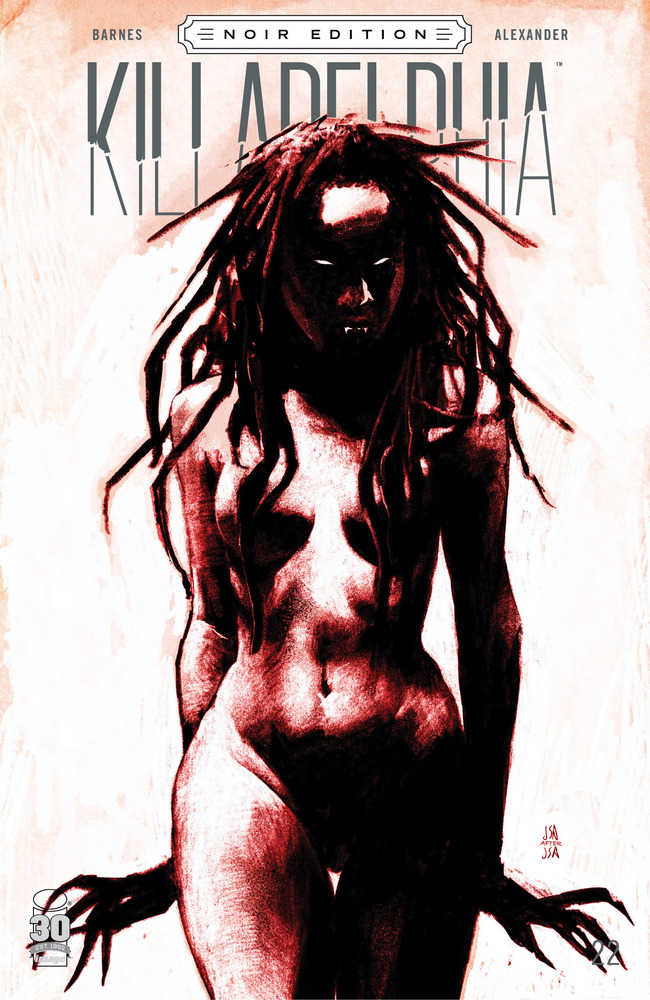 Killadelphia #22 Cover C Alexander Black & White Noir Edition (Mature)