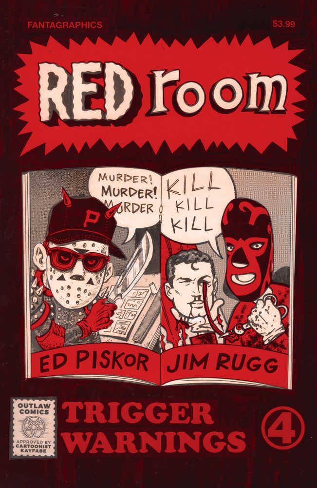 Red Room Trigger Warnings #4 Cover D 15 Copy Variant Edition Cartoonist K