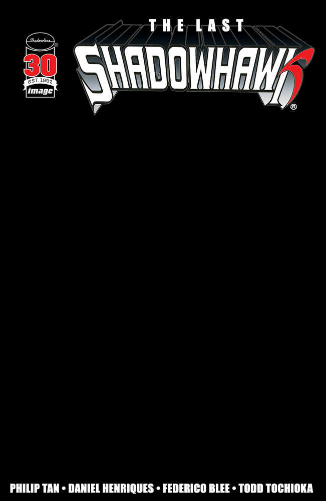 Last Shadowhawk #1 Cover H (30th Anniversary One-Shot) (Mature)