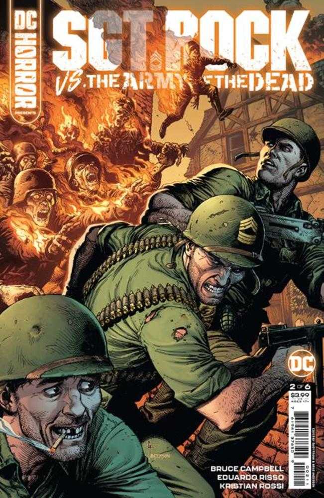 DC Horror Presents Sgt Rock vs The Army Of The Dead #2 (Of 6) Cover A Gary Frank (Mature)