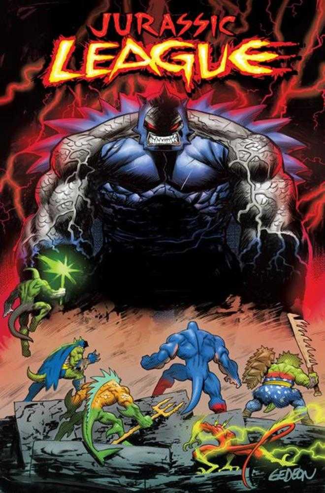 Jurassic League #6 (Of 6) Cover B Juan Gedeon Card Stock Variant