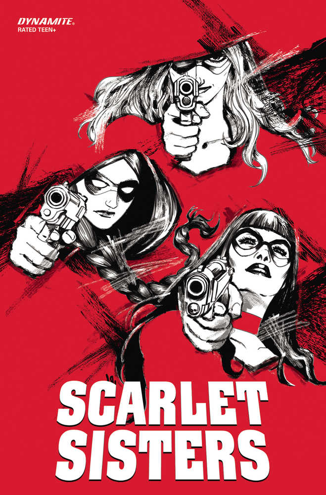 Scarlet Sisters One Shot Cover H Lau Original