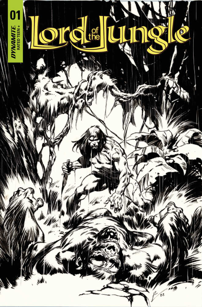 Lord Of The Jungle #1 Cover G 10 Copy Variant Edition Torre Black & White