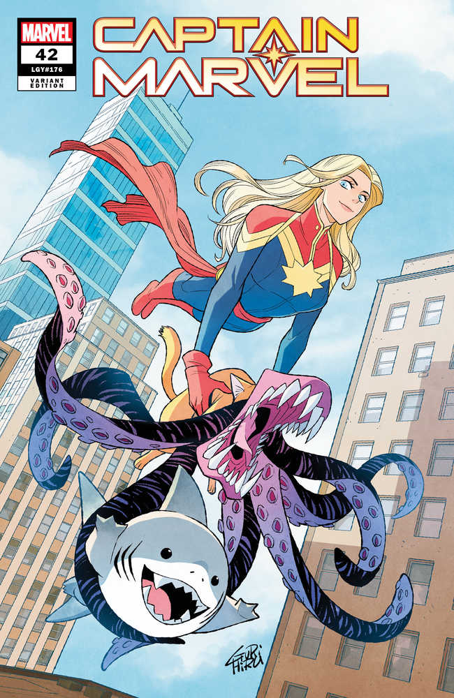 Captain Marvel #42 Gurihiru Jeff The Landshark Variant