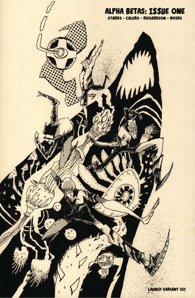Alpha Betas #1 (Of 4) Cover G 10 Copy Variant Edition Black & White Launch Variant (Mature)