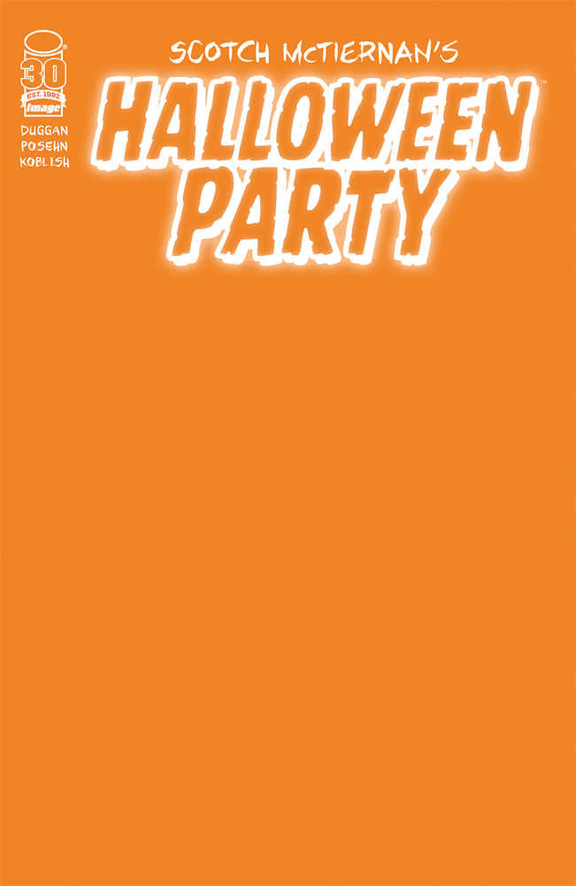 Halloween Party (One-Shot) Cover B Blank Sketch Cover (Mature)
