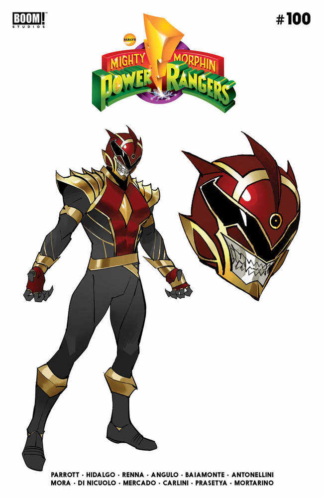 Mighty Morphin Power Rangers #100 2ND Printing Mora