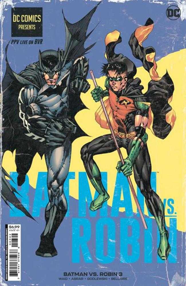 Batman vs Robin #3 (Of 5) Cover J Mario Fox Foccillo Fight Poster Batman vs Robin Card Stock Variant