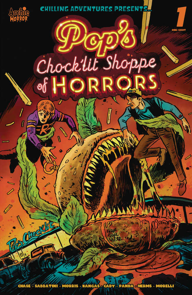 Pops Chocklit Shoppe Of Horrors One Shot Cover B Francavilla