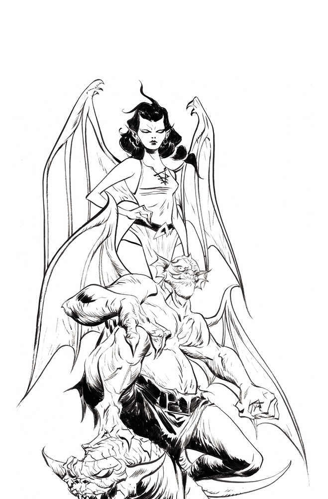 Gargoyles #3 Cover Zd 15 Copy Foc Variant Edition Lee Line Art Virgin