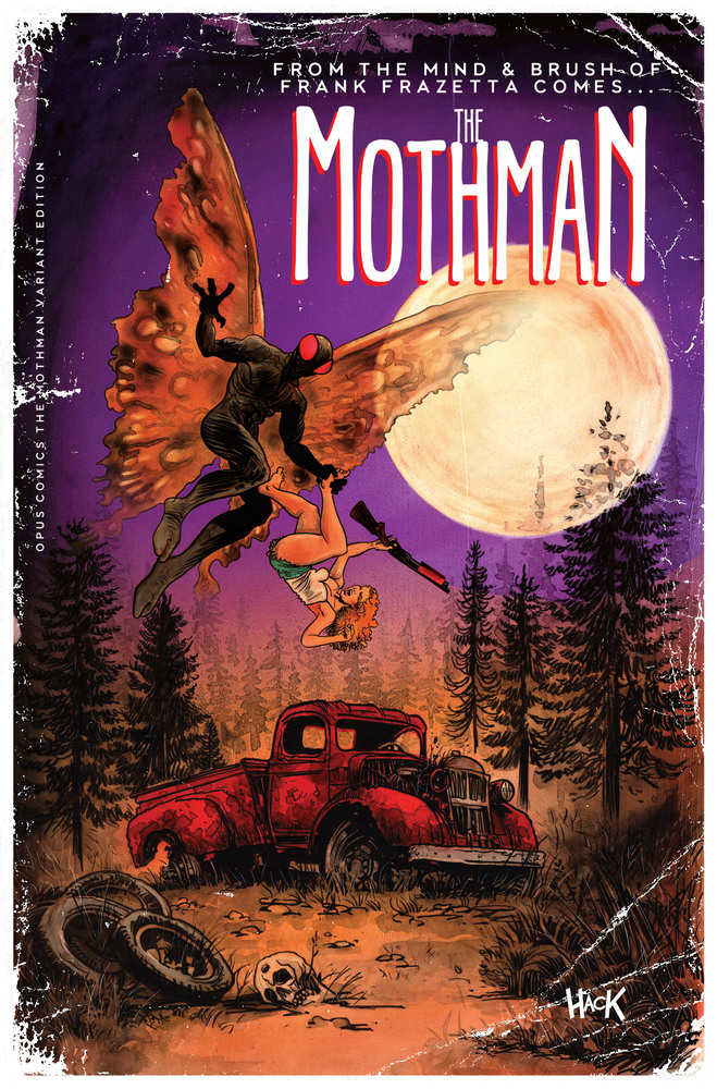 Frank Frazetta Mothman #1 (Of 5) Cover D 10 Copy Variant Edition Hack