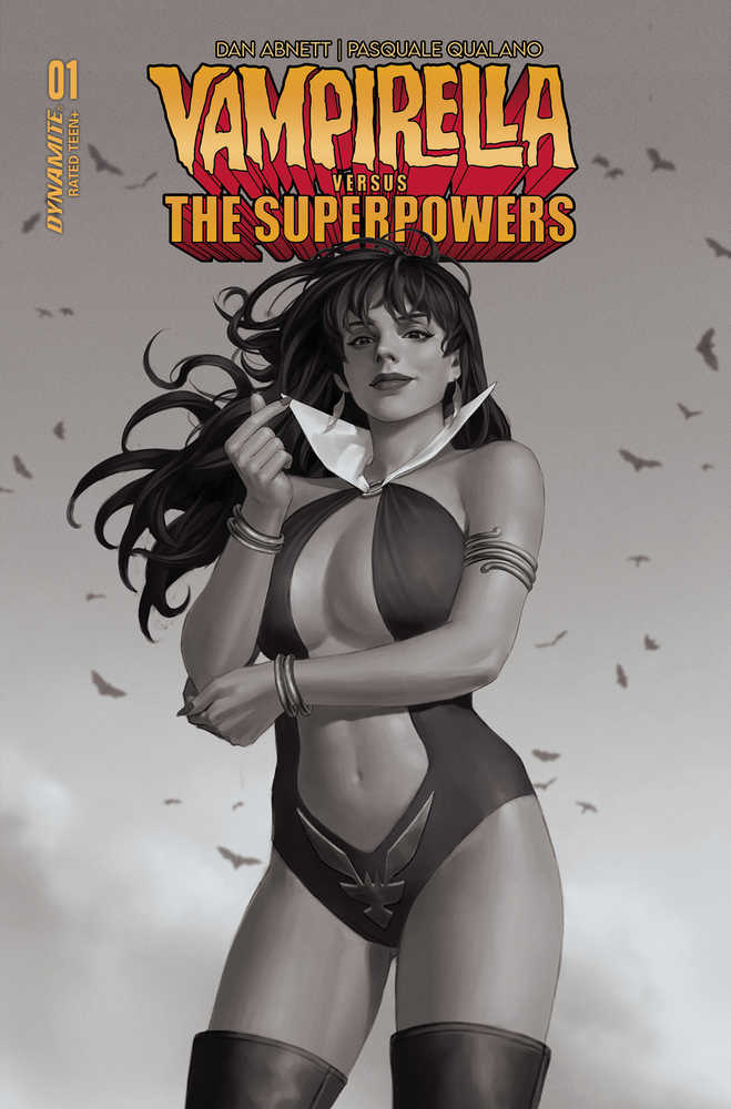 Vampirella vs Superpowers #1 Cover I 10 Copy Variant Edition Yoon Black & White