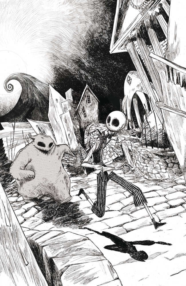 Nbx Battle For Pumpkin King #1 (Of 5) Cover B Black & White Virgin